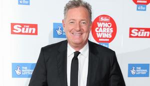 Piers Morgan at The Sun's Who Cares Wins Awards in London.Mike Marsland/WireImage/Getty Images