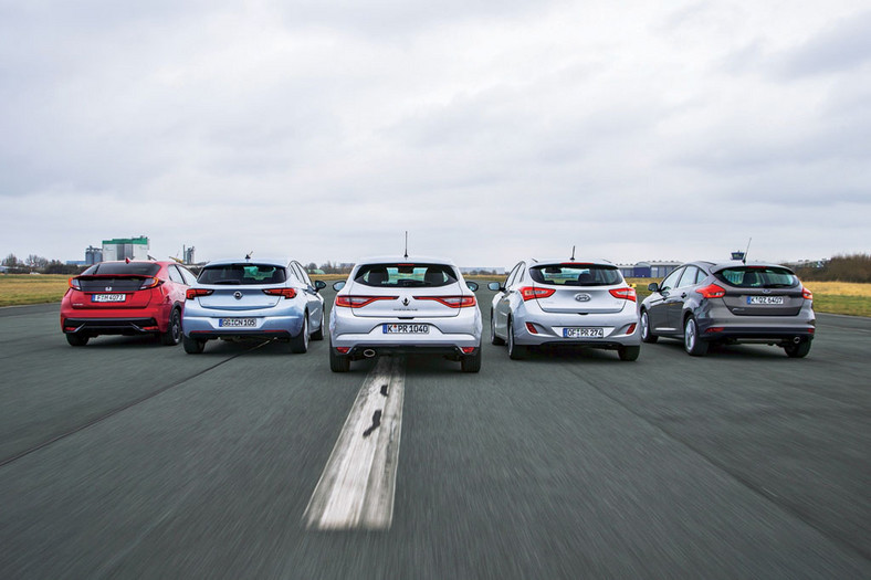Nowe Renault Megane kontra Ford Focus, Honda Civic, Hyundai i30 i nowy Opel Astra