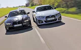 Test porównawczy: BMW i4 M50 kontra BMW M3 Competition xDrive