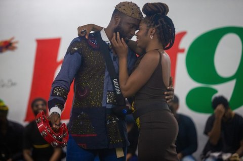 Gedoni and Khafi have continually shown public display of affection. [BBNaija Content Bank]