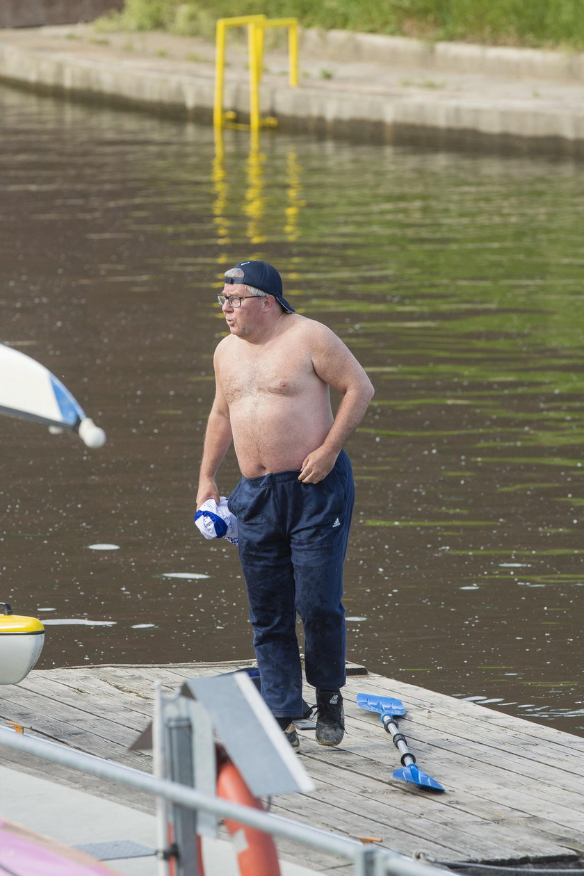 Ryszard Czarnecki pływał kajakiem