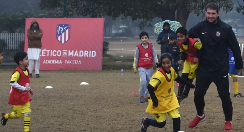 Atletico Madrid hopes to nurture Pakistan's football with their facility, which opened last September in the nation of over 200 million