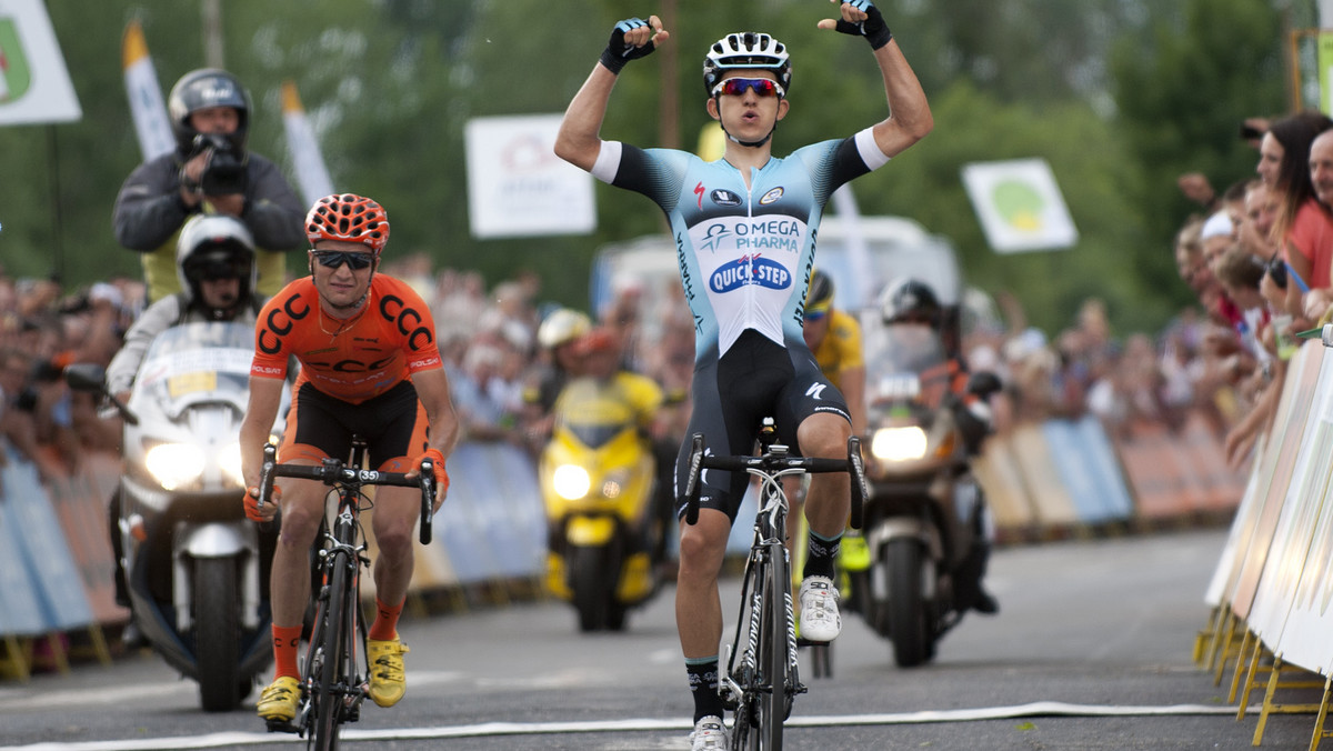 Michał Kwiatkowski z grupy Omega Pharma Quick Step został mistrzem Polski elity w wyścigu ze startu wspólnego. W nagrodę już za tydzień w Tour de France pojedzie w biało-czerwonej koszulce.