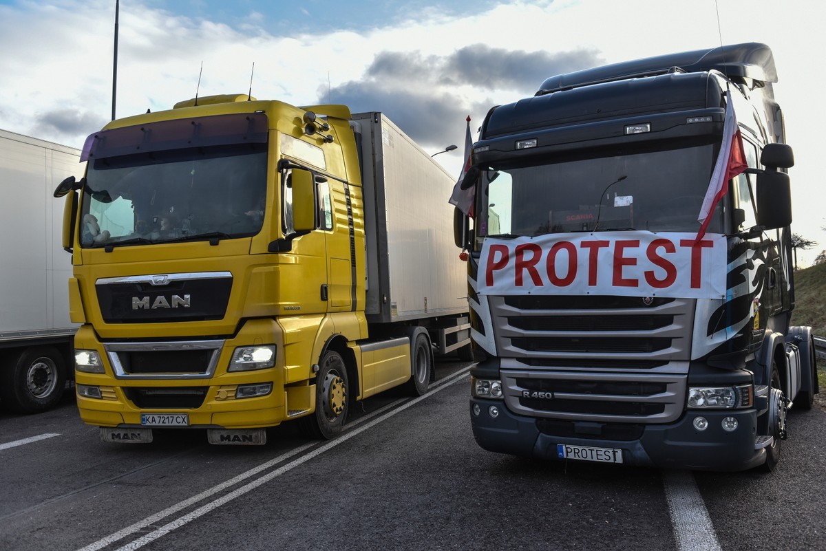 Protest przewoźników