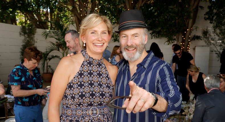 Former AMC CEO Christina Spade and actor Bob Odenkirk.Frazer Harrison/Getty Images