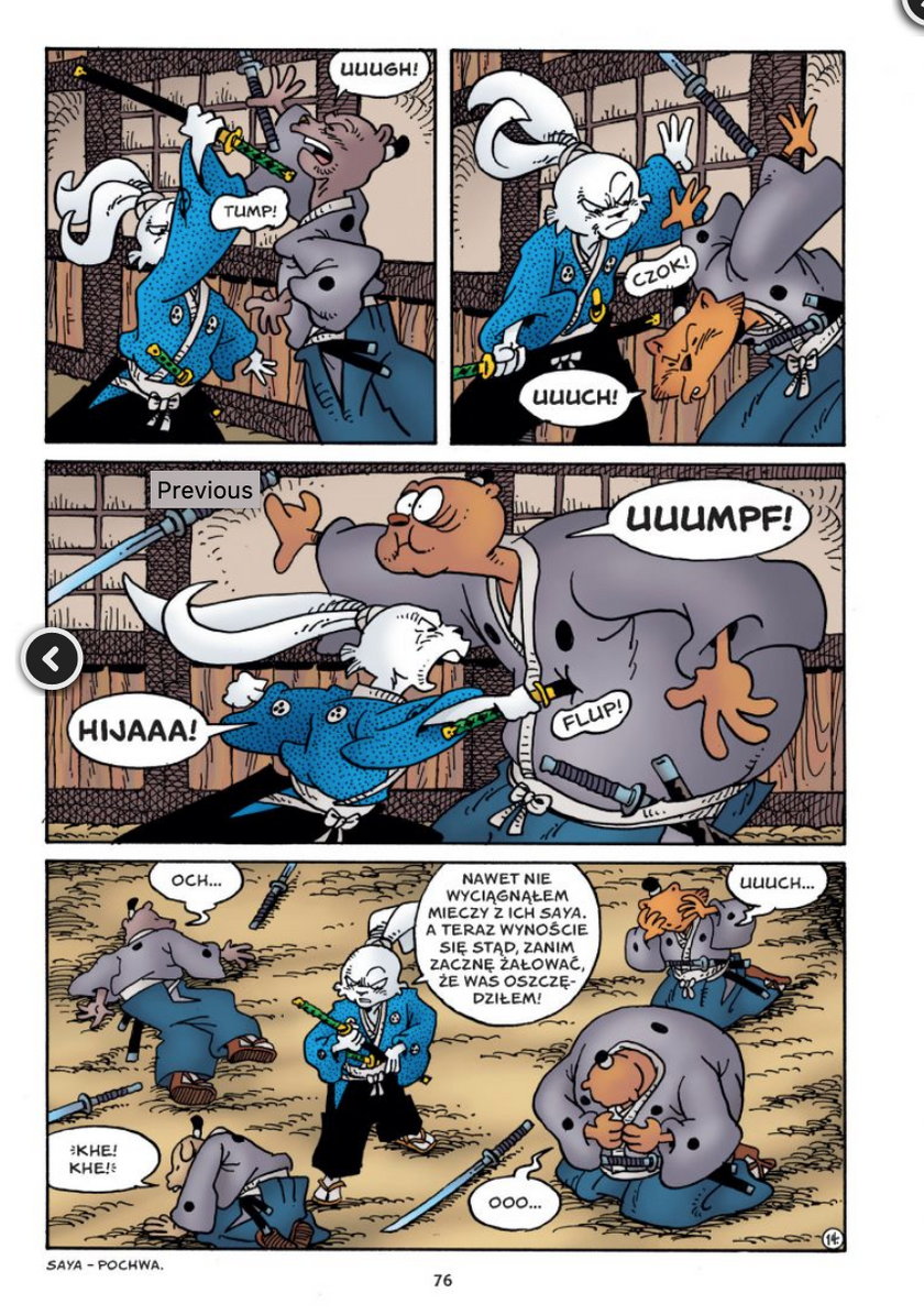 Usagi Yojimbo. Powrót