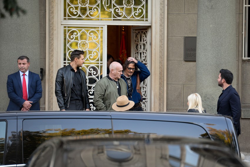 Džoni Dep i Miloš Biković