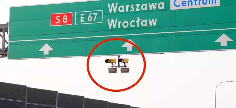 Odcinkowy pomiar prędkości na trasie S8 w Warszawie już działa
