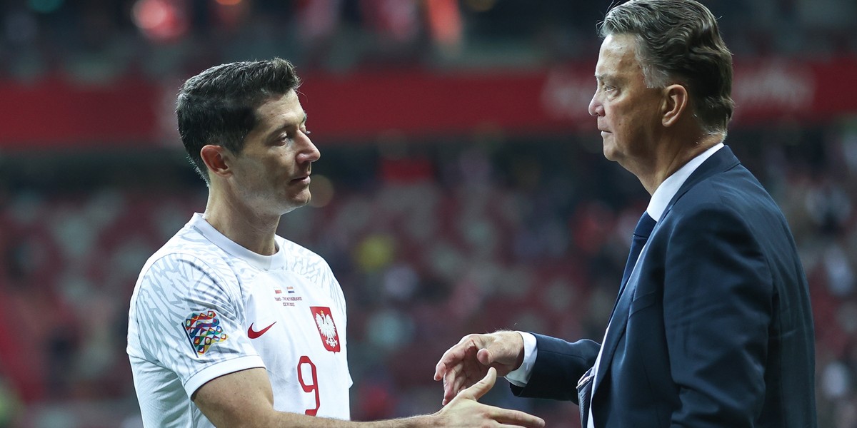 Robert Lewandowski i Luis van Gaal