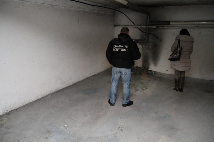 Garaža u kojoj je pronađeno raskomadano telo biznismena