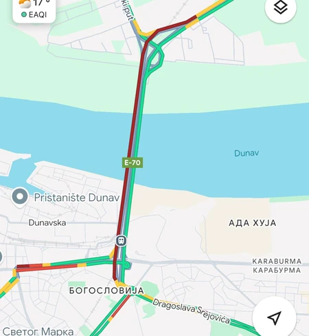 gužve Pančevački most