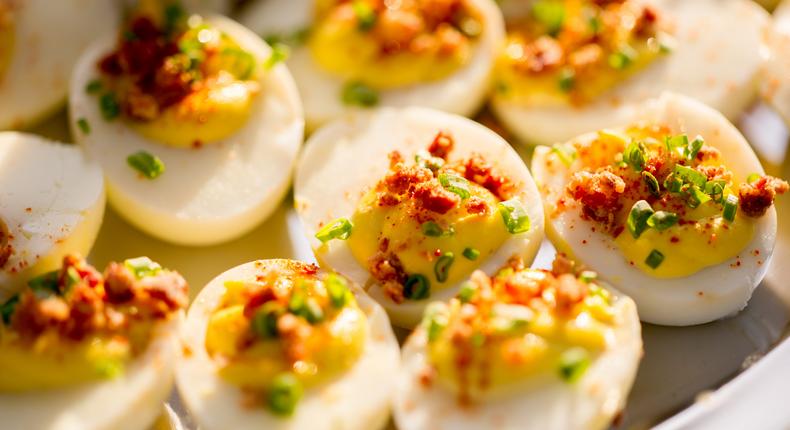 Deviled Eggs. VW Pics/Getty Images