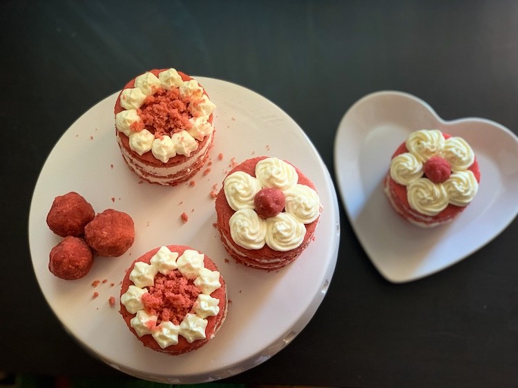 Red Velvet tortičky.