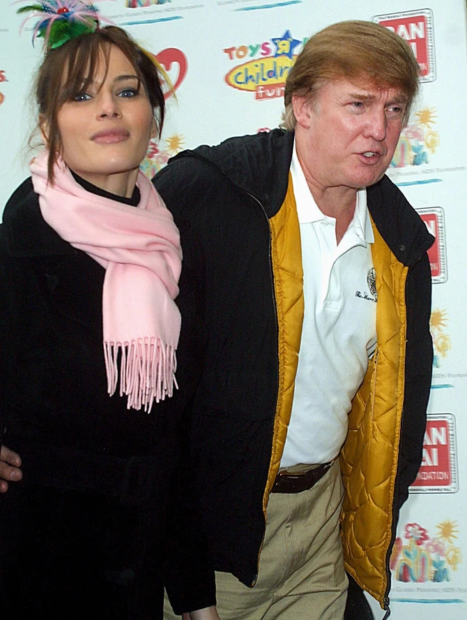 Melanija i Donald Tramp 2002. godine
