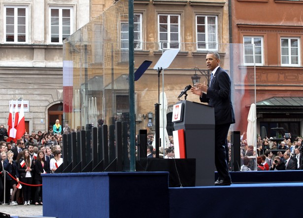 Barack Obama wziął udział w obchodach 25. rocznicy wyborów z 4 czerwca 1989 roku PAP/Paweł Supernak