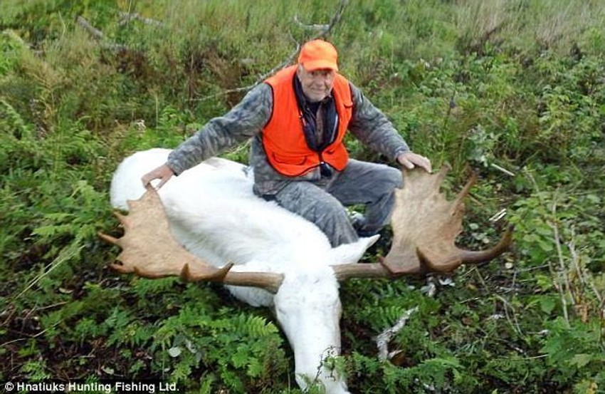 Lovci su fotografiju prvo objavili na Fejsbuku, ali su je zbog gneva urođenika sklonili