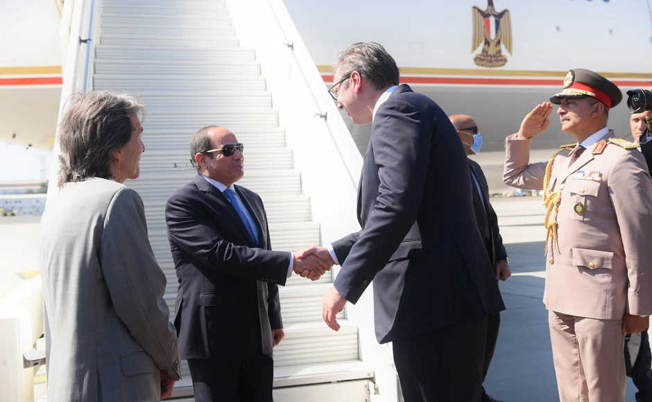 El Sisi Egipat poseta Beogradu Aleksandar Vučić doček