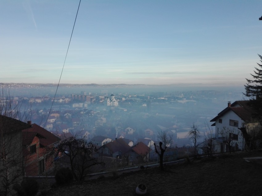 Valjevo često ima problem sa zagađenim vazduhom