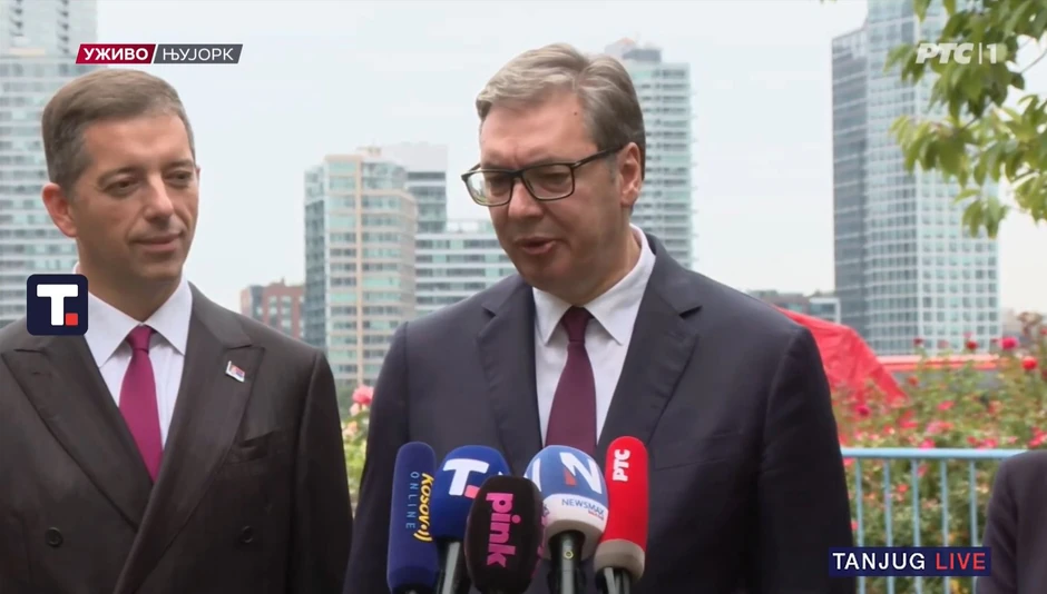 Vučić i Đurić u Njujorku