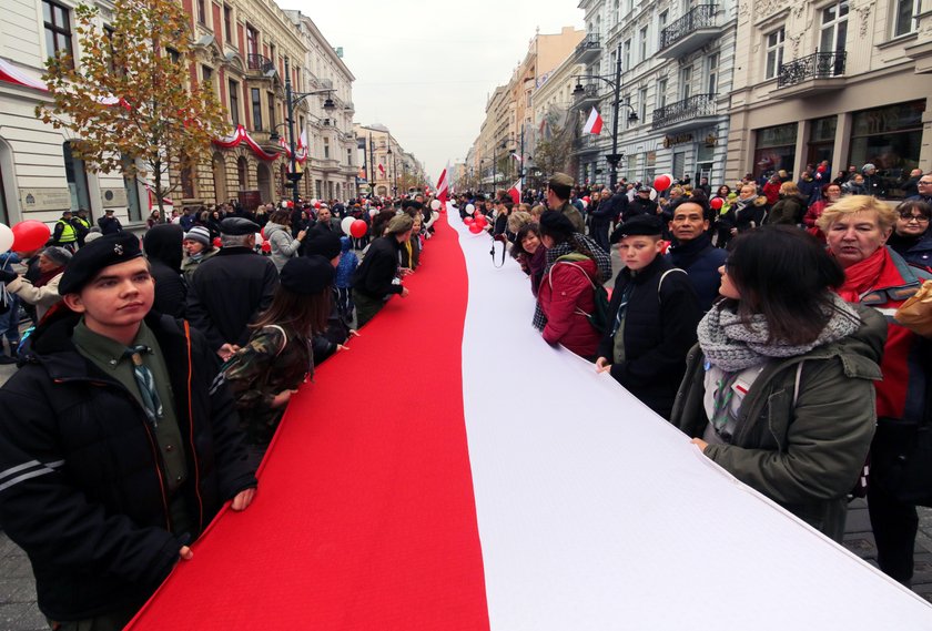 Tak świętowaliśmy 100 rocznicę odzyskania niepodległości w Łodzi