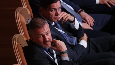 Russian billionaires and businessmen Andrei Melnichenko (left) and Alexei Mordashov saw gains in their wealth in the last year.Getty Images