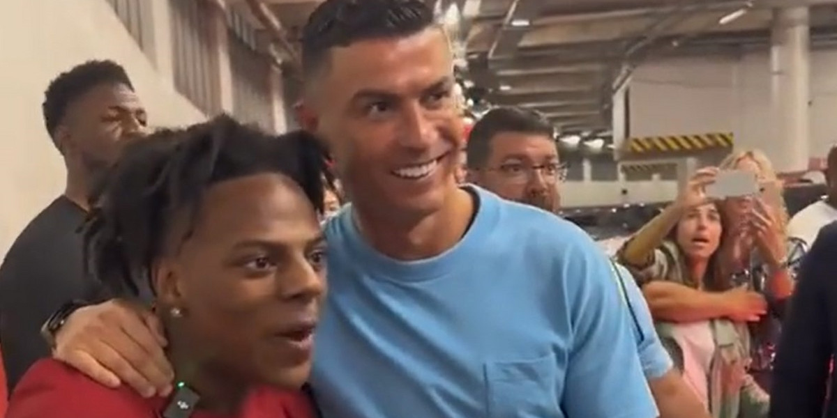 Spotkanie Cristiano Ronaldo z młodą gwiazdą internetu — to wideo podbija cały świat. 