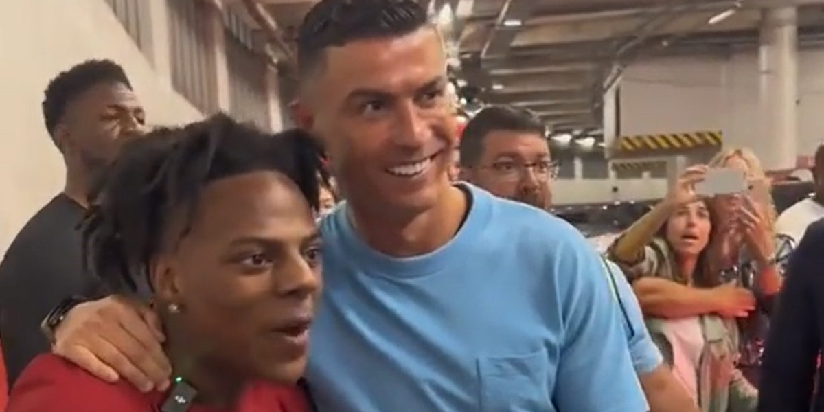 Spotkanie Cristiano Ronaldo z młodą gwiazdą internetu — to wideo podbija cały świat. 