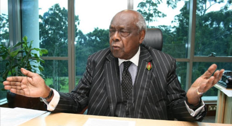 The late Charles Njonjo