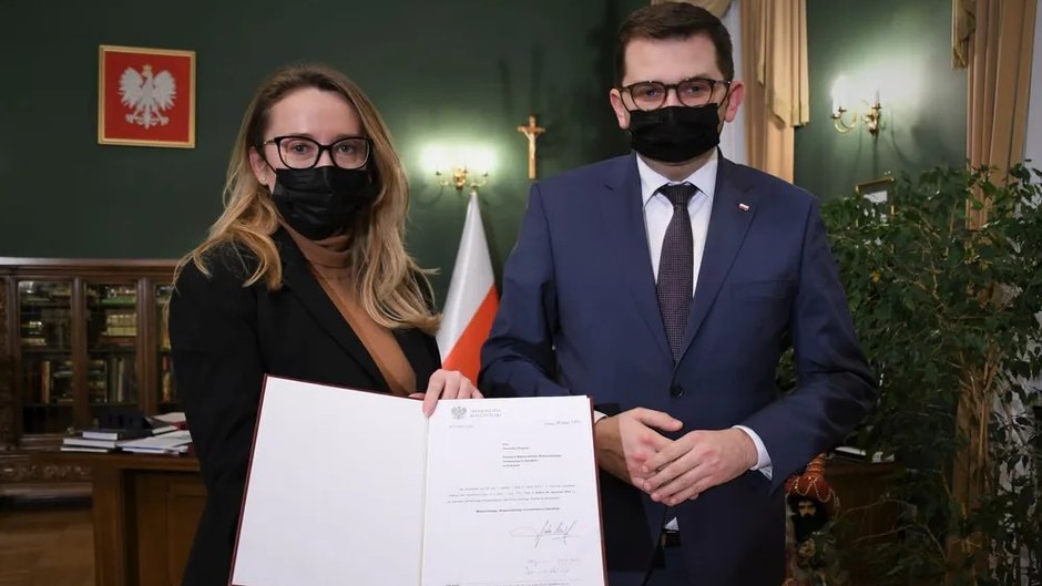 Dominika Długosz i Łukasz Kmita