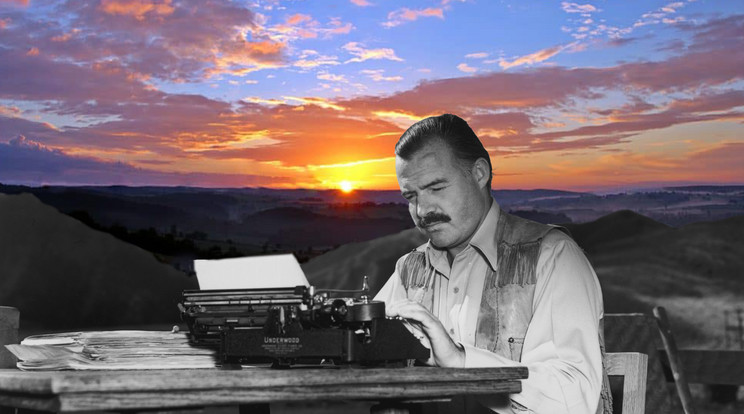 Hemingway korán reggel kezdte a munkát, ilyenkor nem zavarta senki