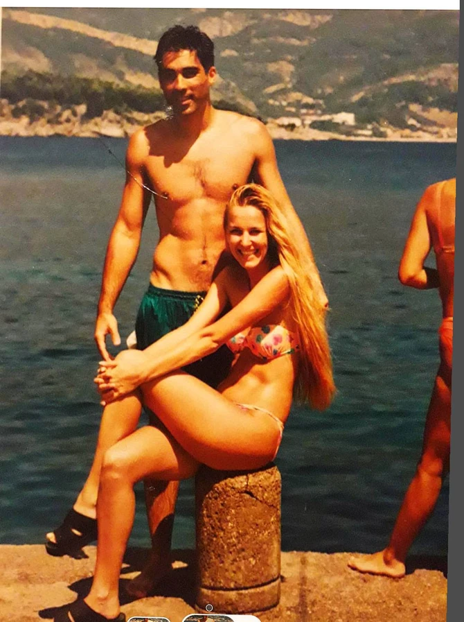 Jelena i Aleksandar Gajšek na početku zabavljanja