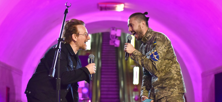 Bono z U2 wystąpił w kijowskim metrze [WIDEO]