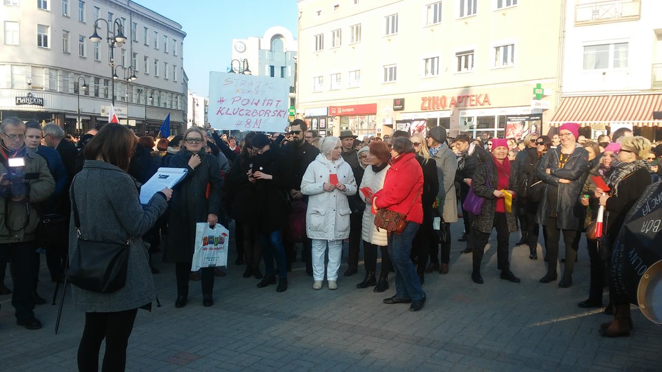 Opole. Strajk Kobiet 8 marca 7 [fot. Joanna Matlak]