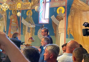 Vucic u manastiru Rmanj