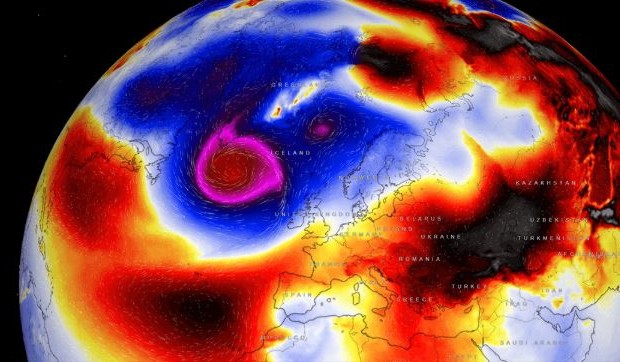 Ciklon juri ka Evropi