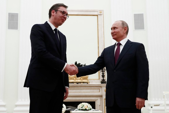 Aleksandar Vučić i Vladimir Putin