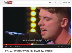 Polak zadrwił z jurorów brytyjskiego "Mam talent"? [WIDEO]
