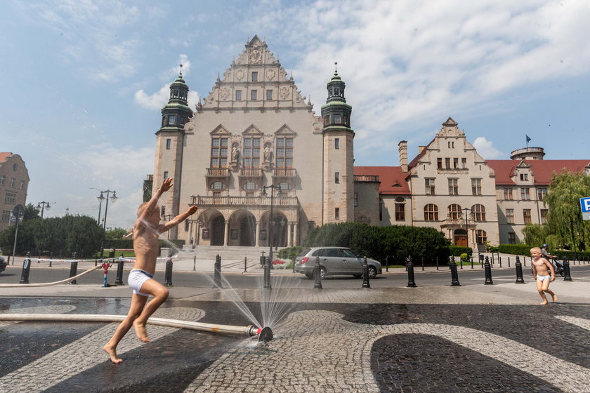 Poznaniacy szukają ochłody w upalne dni