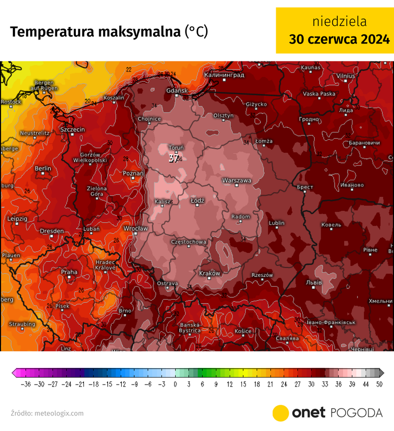 W niedzielę termometry mogą wskazać nawet 37 st. C