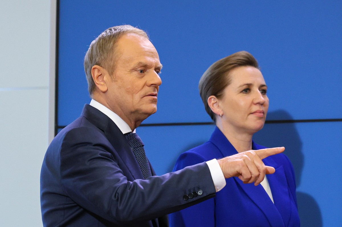 Premier RP Donald Tusk i premier Danii Mette Frederiksen