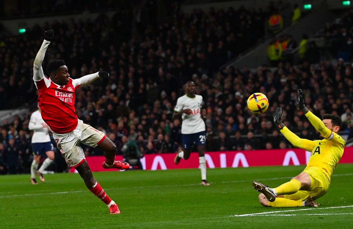 Hugo Lloris i Eddie Nketiah