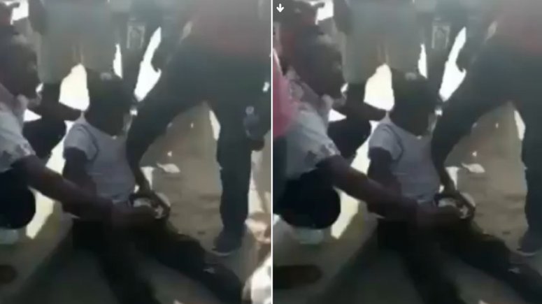 Man collapses due to lockdown hunger, regains strength after being given food (video)