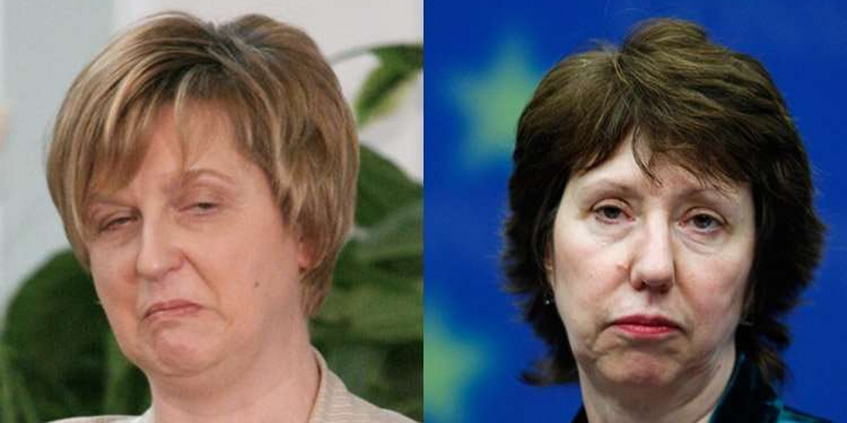 Catherine Ashton i Anna Fotyga