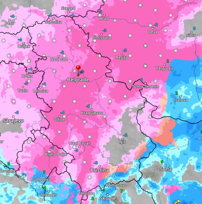 Vremenski radar u ponoć