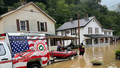 Évtizedek óta a legsúlyosabb villámárvíz pusztított Kentucky államban: öt gyermek és egy egyéves csecsemő is van az áldozatok között