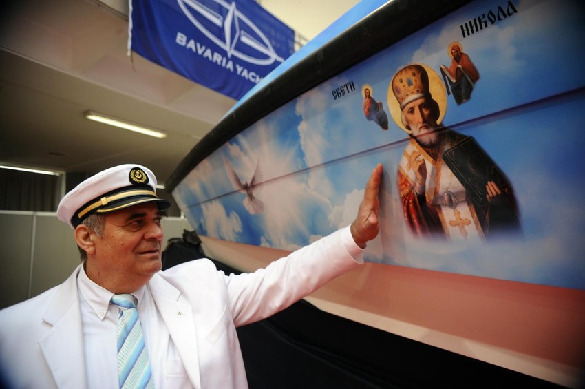 Nedeljko Dražić i njegov gliser