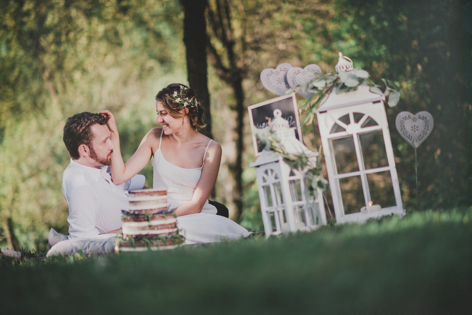 Green wedding chic