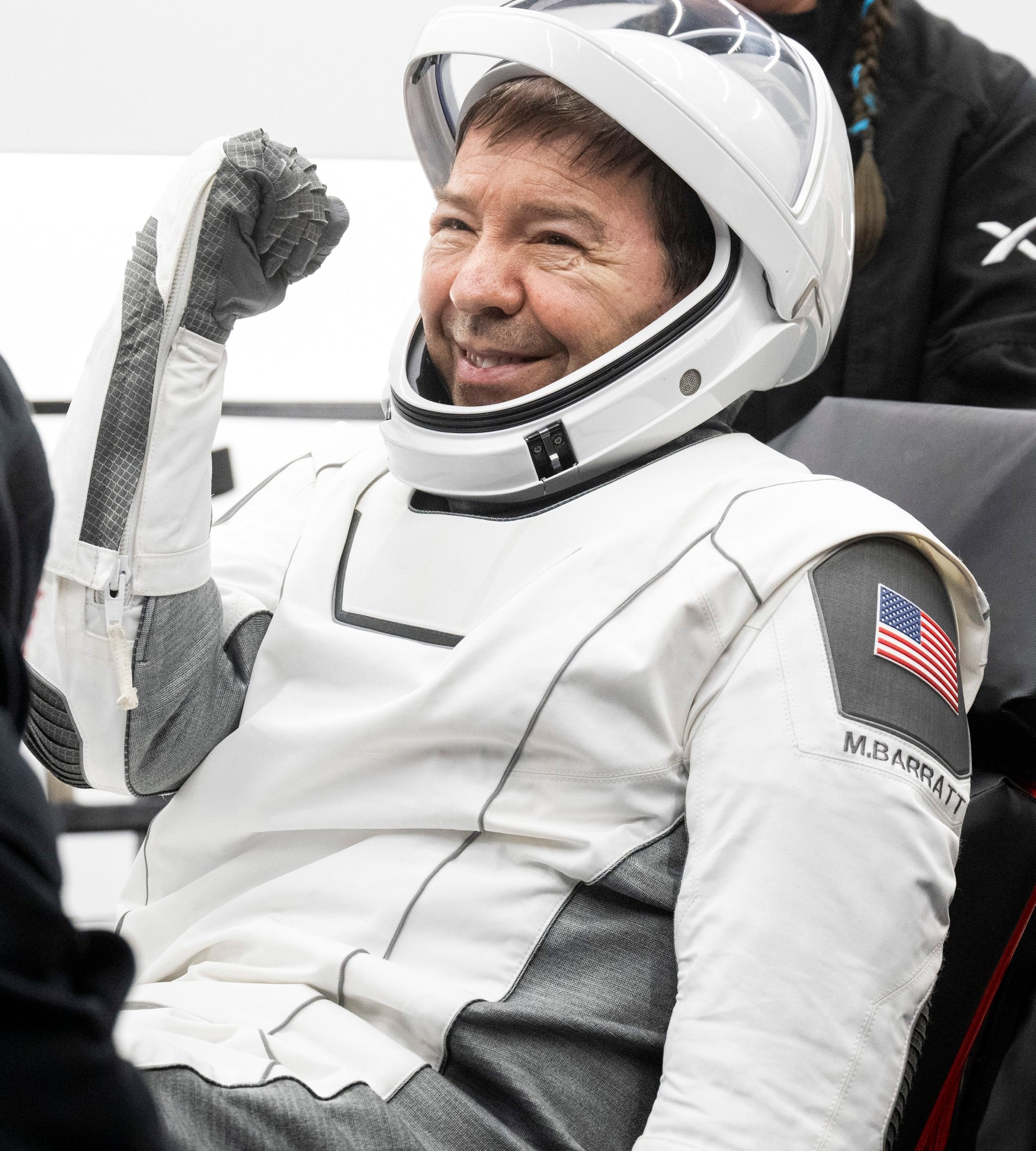 Americký kozmonaut Michael Barratt.