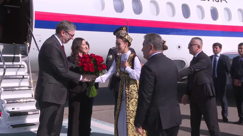 Aleksandar Vučić u Uzbekistanu