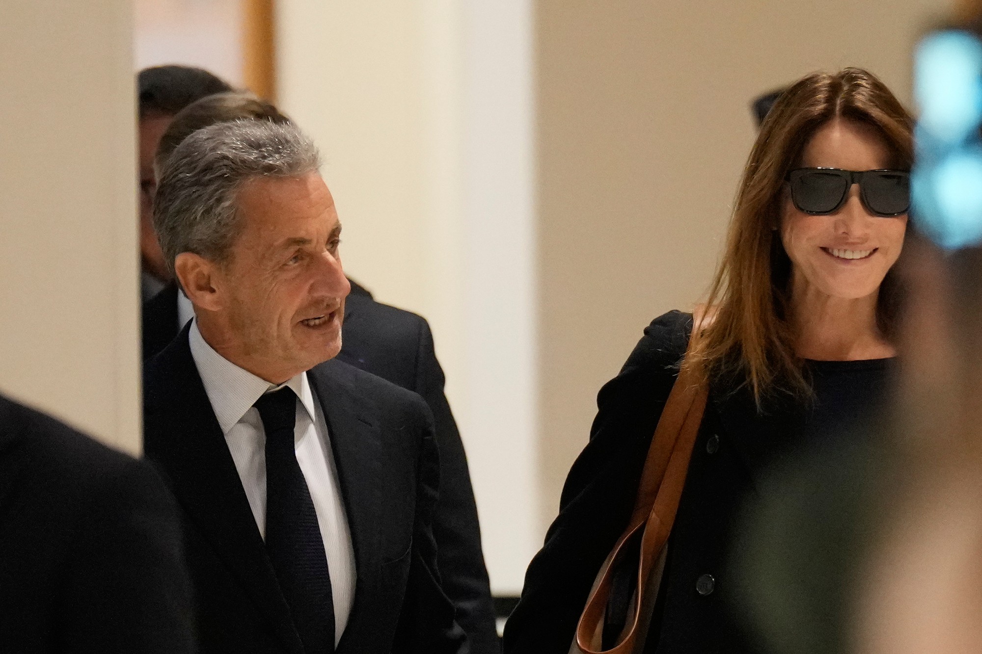 Bývalý francúzsky prezident Nicolas Sarkozy s manželkou Carlou Bruni.